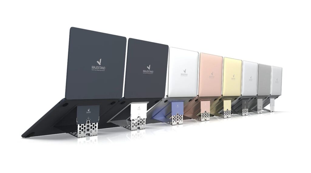 Majextand マジェックスタンドは世界最薄クラスのノートPCスタンド